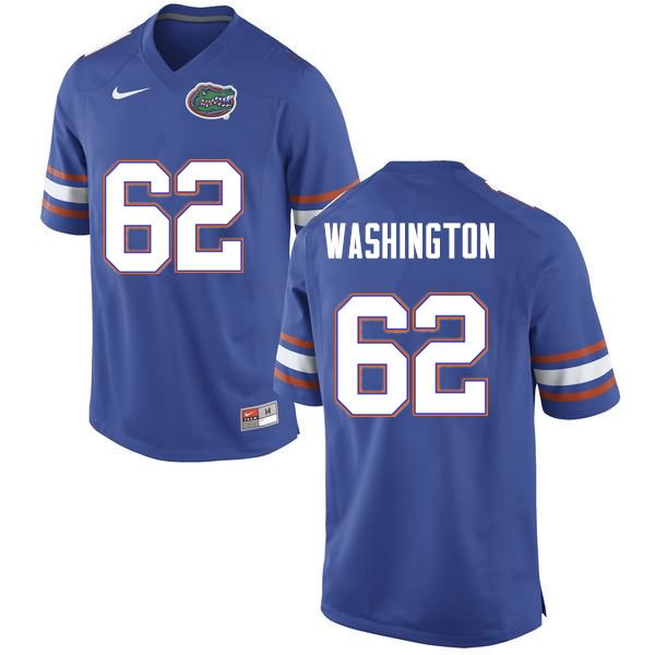 Men's NCAA Florida Gators James Washington #62 Stitched Authentic Nike Blue College Football Jersey FVA7765OE